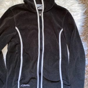 Columbia zip-up sweater